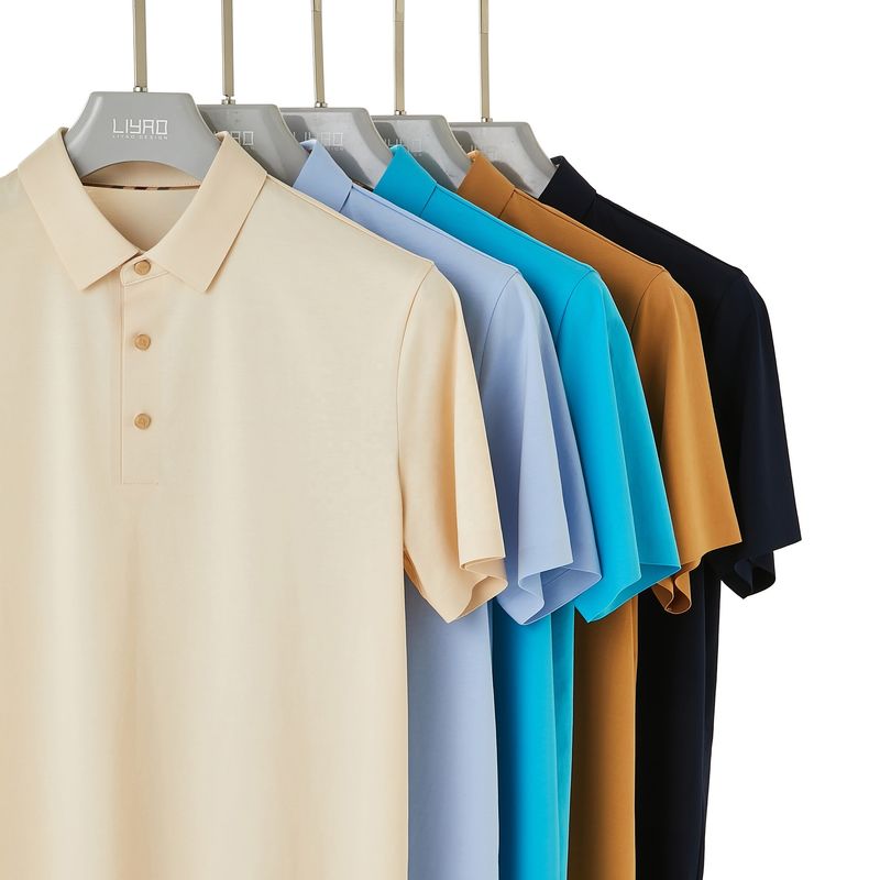 T-Shirt Golf POLO Fashion Cut Top T-Shirt Biasa Menerima cetakan