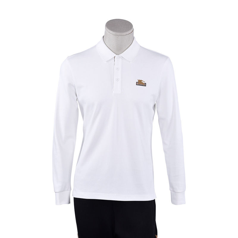100% Katun//95% 5%Spandex Polo Pria Shirt lengan pendek dengan logo bordir kustom