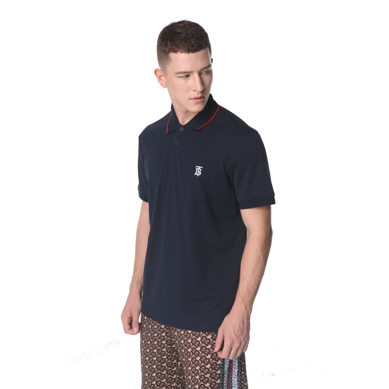 Kaos Polo Custom untuk Pria Kelembaban Wicking cepat kering polos Hitam Putih Golf T-shirt