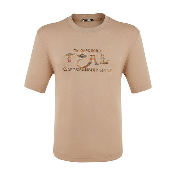 Metode Tenun 100% Katun T-Shirt Pria Berukuran Besar Dipakaikan OEM ODM bordir