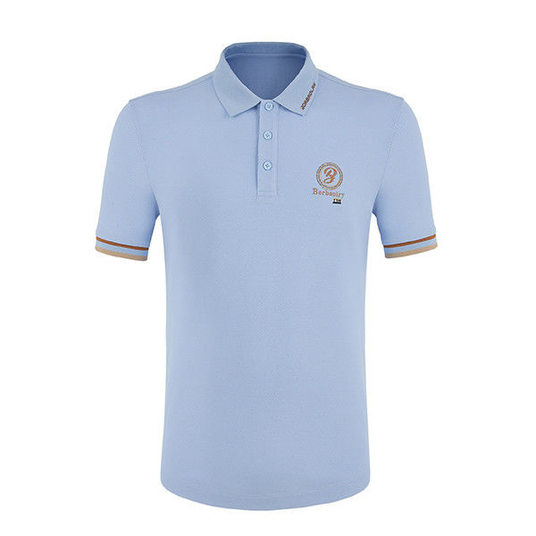 Logo Pola Golf Pria Polo Shirt Diperbuat dengan 100% Katun dan Tailoring Halus