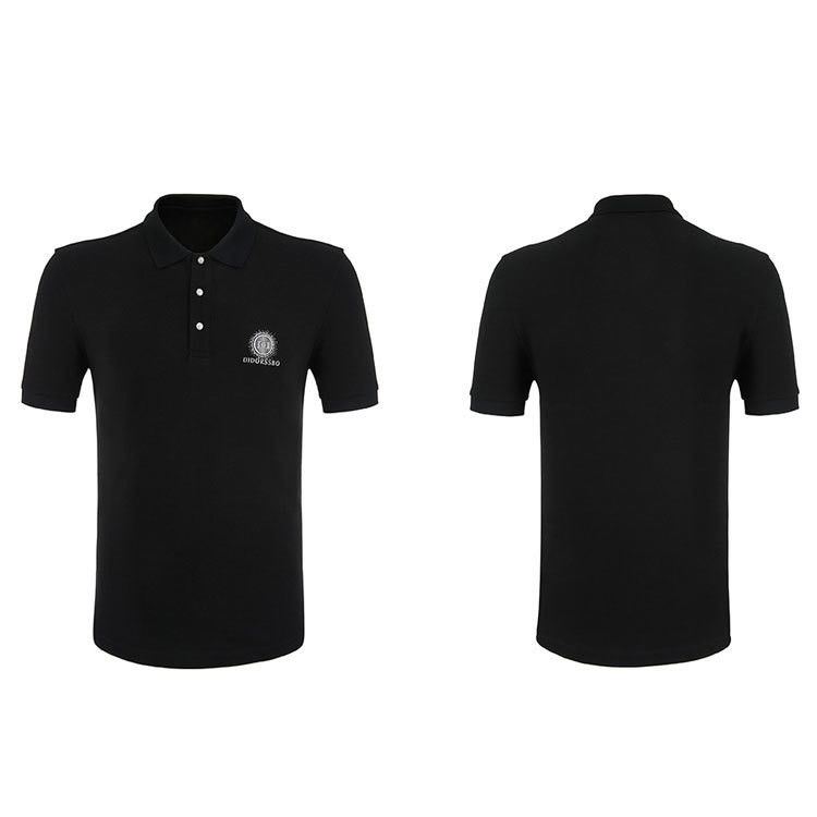 T-Shirt olahraga bernapas yang dapat disesuaikan Metode tenun rajutan untuk pria T-Shirt Polo Gym