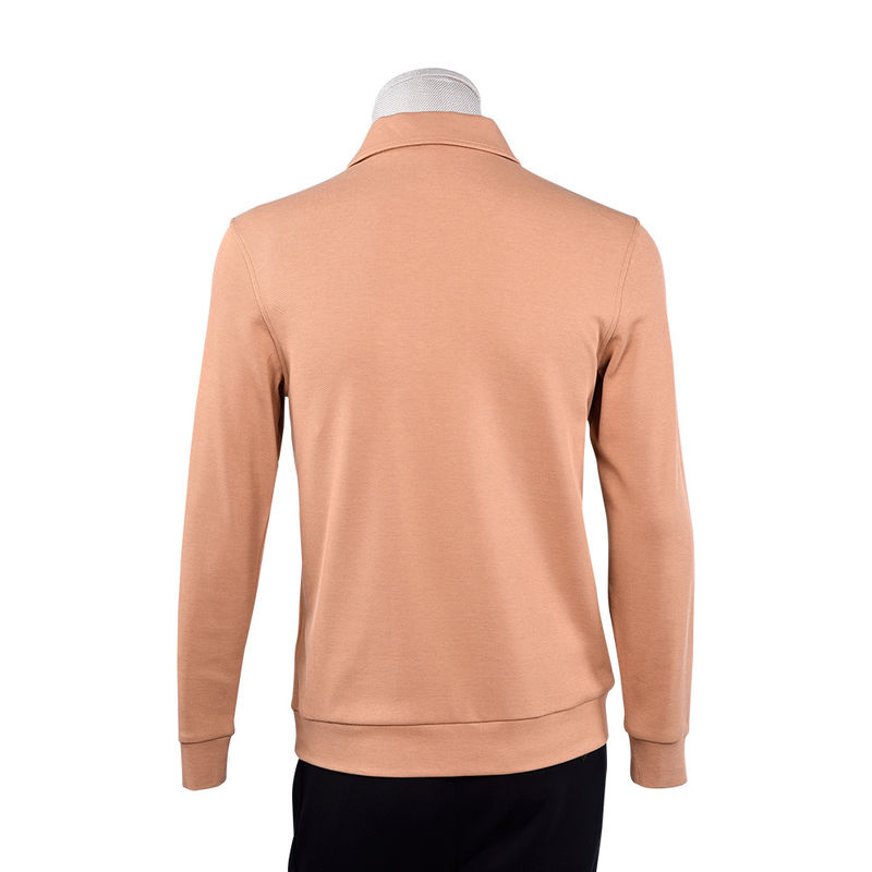 Musim Gugur Full Sleeve Waterproof Polo Shirt untuk Pria Warna Disesuaikan 170-210Gram