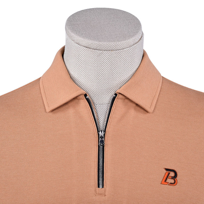 Musim Gugur Full Sleeve Waterproof Polo Shirt untuk Pria Warna Disesuaikan 170-210Gram