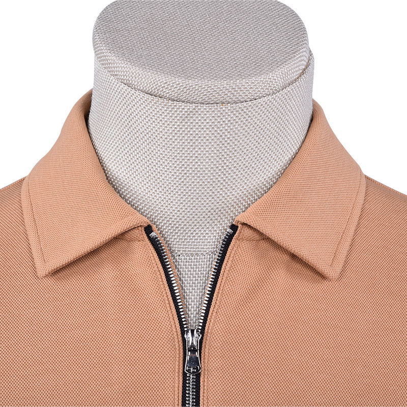 Musim Gugur Full Sleeve Waterproof Polo Shirt untuk Pria Warna Disesuaikan 170-210Gram