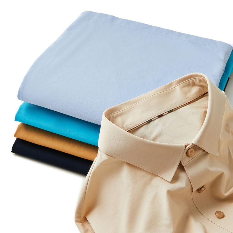 Kain rajutan Tipe cepat kering halus Tailoring Ultra Seamless Polo T-Shirt Untuk Pria