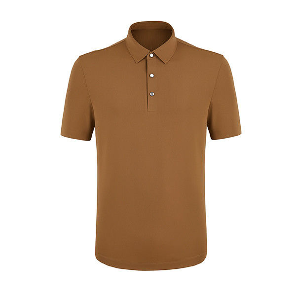Pakaian Kerja DryFit yang ramah kulit Kaos Polo Disesuaikan untuk Golf Casual dan Pakaian Kerja