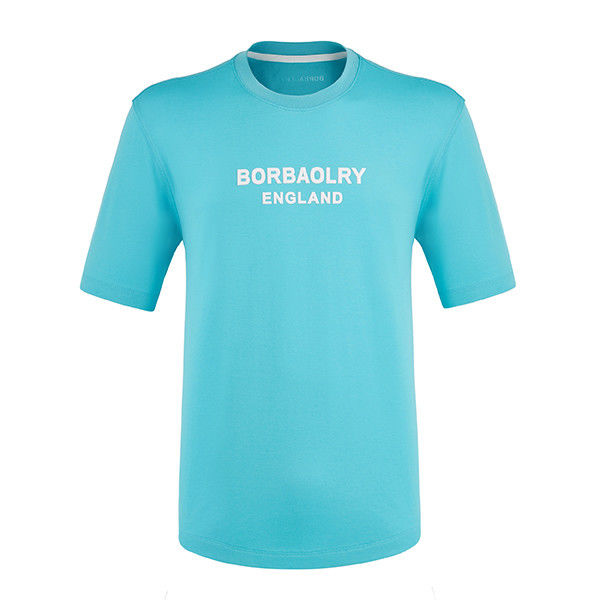 Fast Puff Print Design 250gsm T-Shirt Pria untuk Pakaian Kantor Casual Harian dan Olahraga