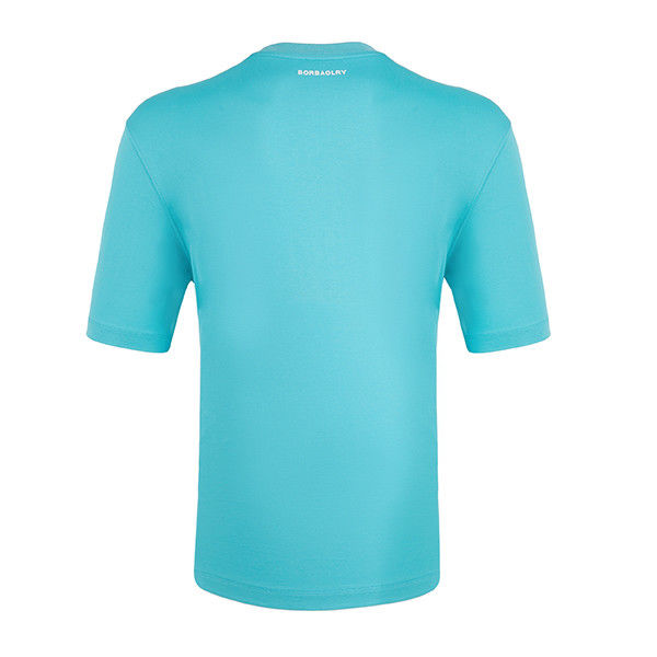 Fast Puff Print Design 250gsm T-Shirt Pria untuk Pakaian Kantor Casual Harian dan Olahraga