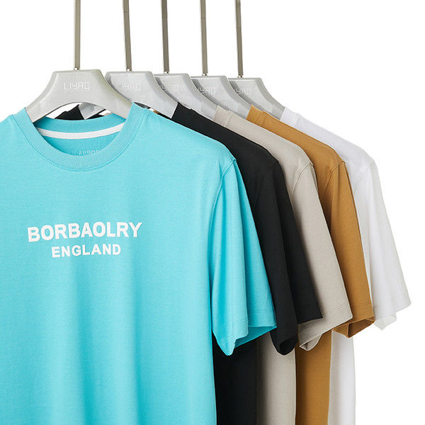 Fast Puff Print Design 250gsm T-Shirt Pria untuk Pakaian Kantor Casual Harian dan Olahraga