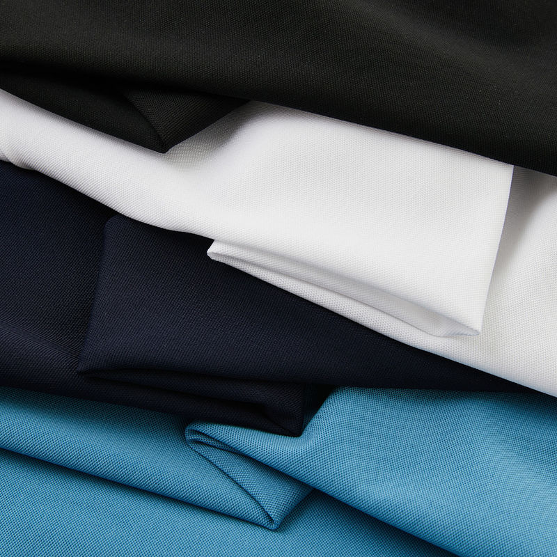 Perlindungan UV tanpa jahitan Sublimasi Baja Warna Padat Seragam Golf Polo Shirt Untuk Pria