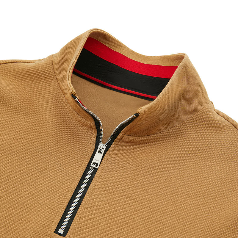 Baju golf lengan pendek Baju polo pria dengan cetakan sublimasi penuh dan 100% kapas