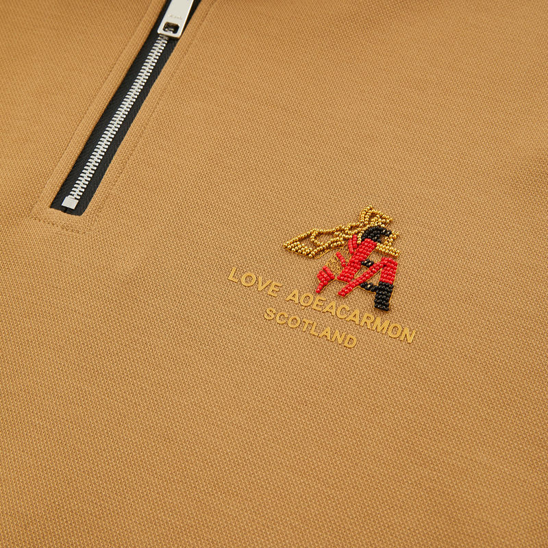Baju golf lengan pendek Baju polo pria dengan cetakan sublimasi penuh dan 100% kapas