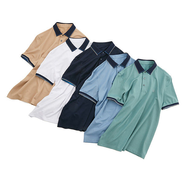 T-shirt lengan pendek pria logo bordir katun Wingllar Pria Bisnis