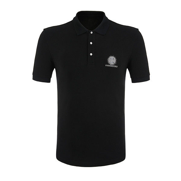 Custom Color Luxury Golf Polo Shirts Untuk Pria 100% Baju Polo T-Shirt dengan Pola Logo