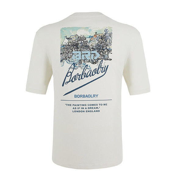 Mudah Chic 100% Baju T-Shirt lengan pendek berukuran besar tanpa deteksi jarum