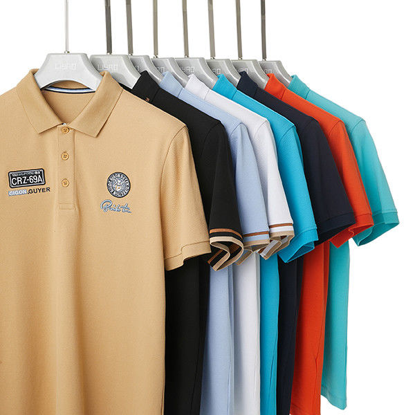 Percetakan Logo Disesuaikan Kaos Polo Sublimasi Desain Pria Untuk Pria Wanita Anak-anak