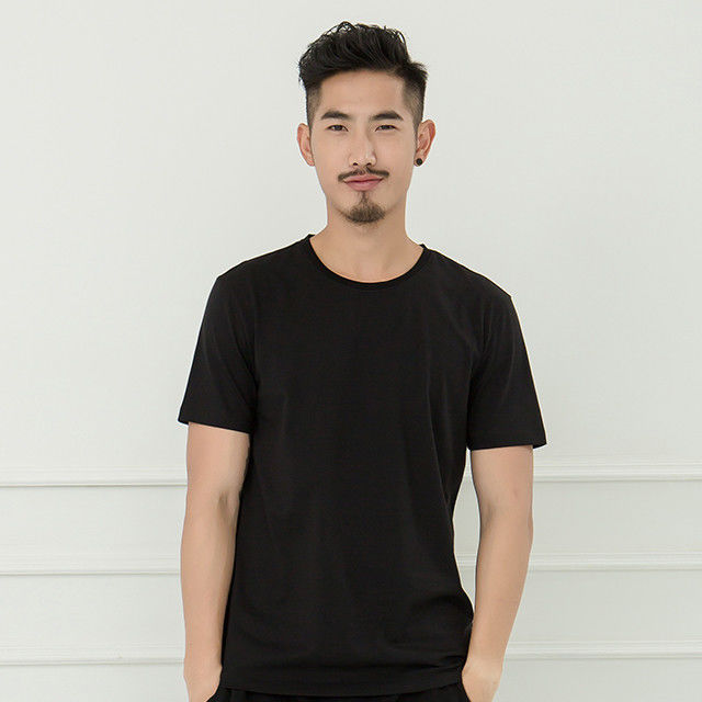 Warna Nyaman Kaos Pria Kaos Profesional polos dengan 100% Kain Katun
