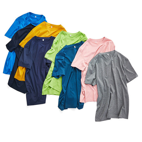 Warna Nyaman Kaos Pria Kaos Profesional polos dengan 100% Kain Katun