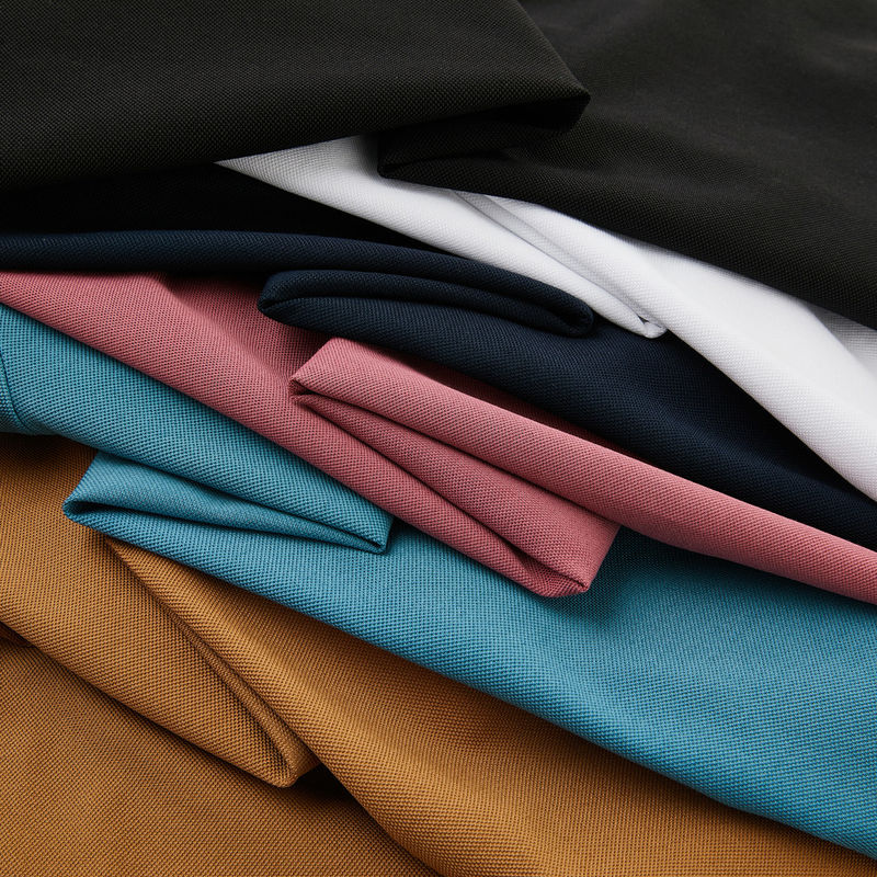 T-Shirt Pria T-Shirt Collar Anti-Wrinkle Putih Unisex T-Shirt Kombinasi Warna