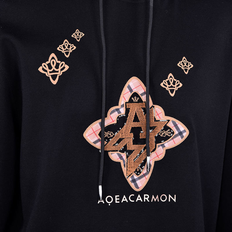 Custom Logo Warna Pria Hoodie dan Set Celana 100% Katun Mean Set untuk Pakaian Anda