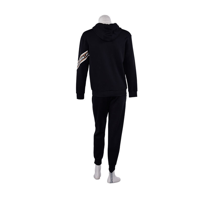 Disesuaikan Warna Plus Size Windproof Pria Hoodie Set untuk Desain Logo Khusus Sportswear
