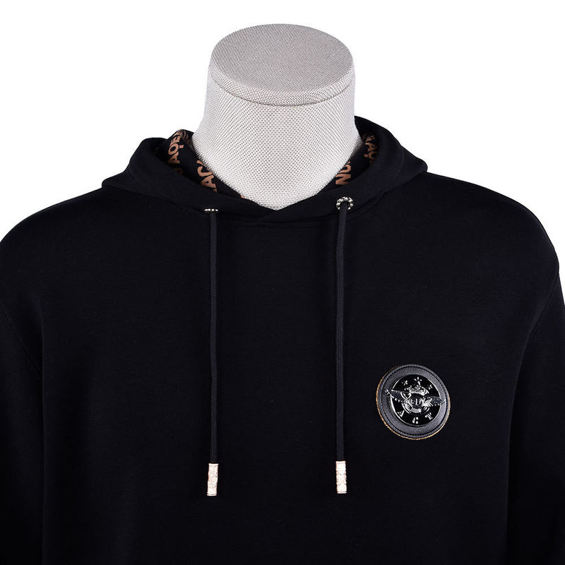 Disesuaikan Warna Plus Size Windproof Pria Hoodie Set untuk Desain Logo Khusus Sportswear