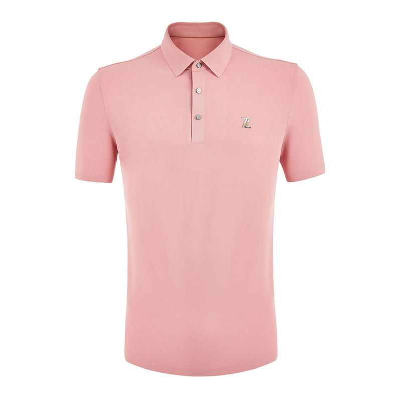Musim semi musim panas musim gugur 100% kapas logo khusus ODIN Anti-kisut Polo Shirt untuk pria