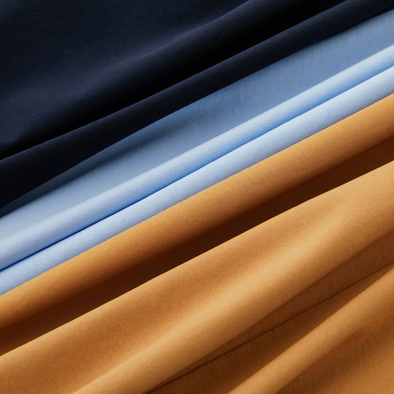Musim semi Musim panas Musim gugur Musim Polo Kaos 100% Kain Katun Warna Biru Biru Hitam