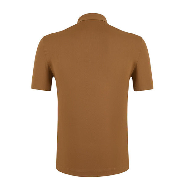Custom Logo Printing 220 Gsm Polo T-Shirt untuk Pria T-Shirt lengan pendek tanpa jahitan Polo