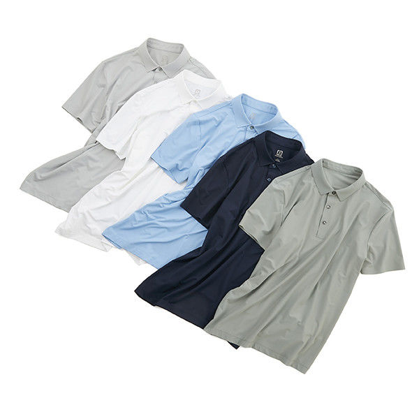 Custom Color Logo Pria Plus Size Polo T-Shirt dengan Desain Mesh cepat kering dan bernapas