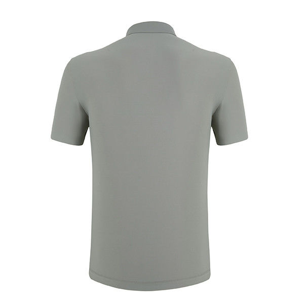 Custom Color Logo Pria Plus Size Polo T-Shirt dengan Desain Mesh cepat kering dan bernapas