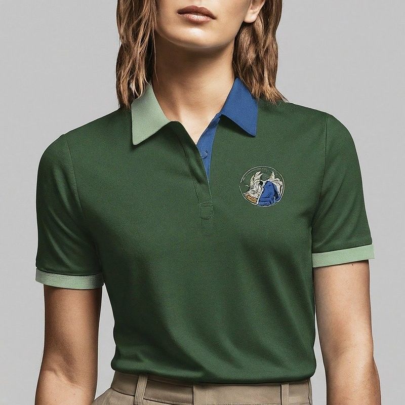 Casual Golf Wanita Polo Shirts Disesuaikan Multi Color dengan logo bordir