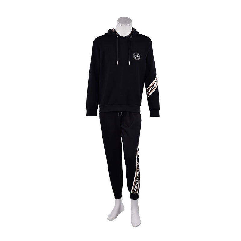 Plus Size Windproof Custom Logo Desain Pria Set Hoodie Berkualitas Tinggi Hoodie Berkelanjutan Tracksuit Sportswear Sweatpants Sweater