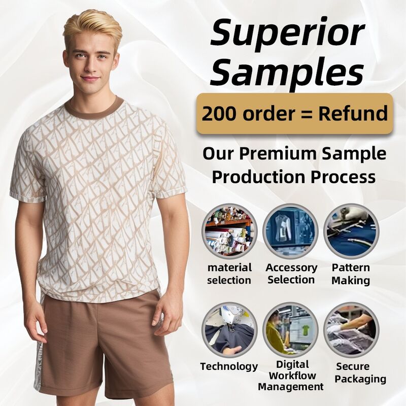 Kaos Grafis Katun Tebal Kerah O-Neck Bordir Kustom Cepat Cepat Kura-kura Leher Palsu Dengan Logo