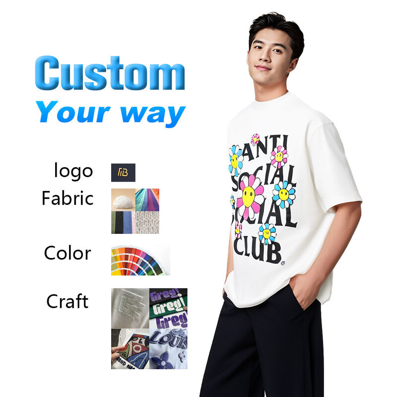 New Oversize Unisex Musim Panas New Cotton Pria Desainer Casual Graphic T-Shirt Diterbitkan