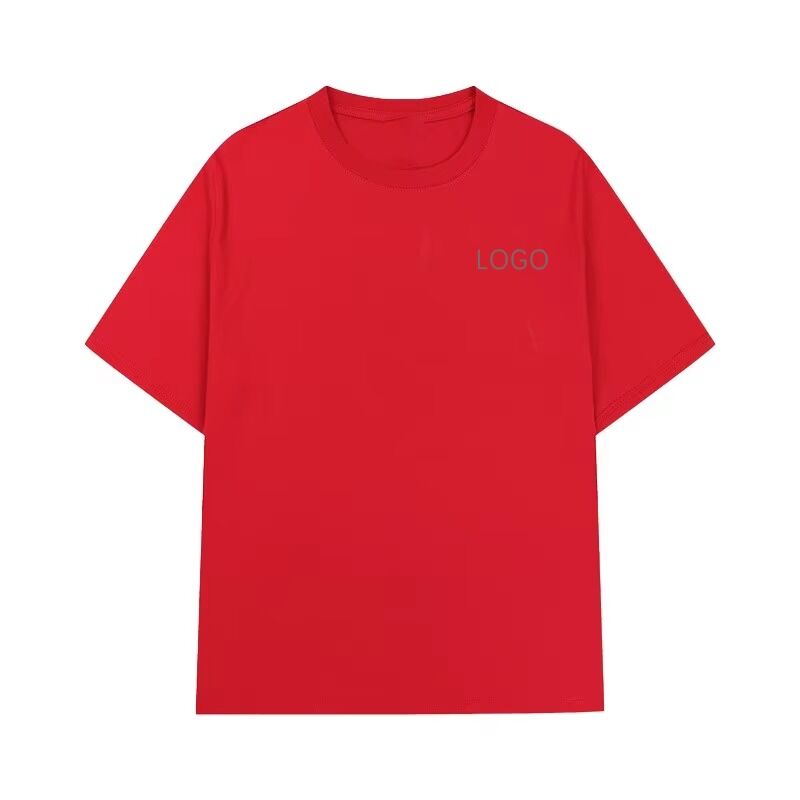 Summer Round Neck Casual Fashion Short Sleeve Cotton T-shirt Sportswear Loose Top dalam stok