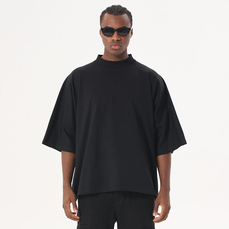 Produsen Pakaian T-Shirt 220 Gsm T-Shirt Berat T-Shirt tanpa jahitan T-Shirt kotak potong T-Shirt