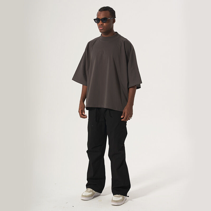 Produsen Pakaian T-Shirt 220 Gsm T-Shirt Berat T-Shirt tanpa jahitan T-Shirt kotak potong T-Shirt