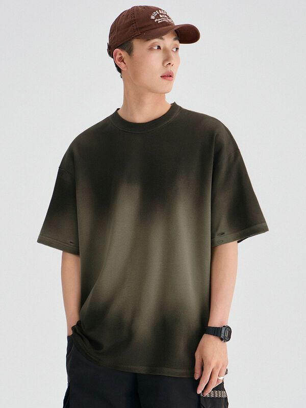 Grosir Murah Custom T-shirt Logo Custom Kualitas Tinggi T-shirt Pria Plus Size T-shirt Pria