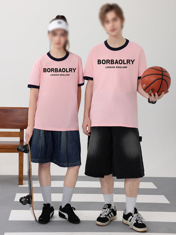 Kaos Desainer Merek Terkenal Terlaris Katun Murni Kaos Mewah Tren Pria Pakaian Desainer Tampan