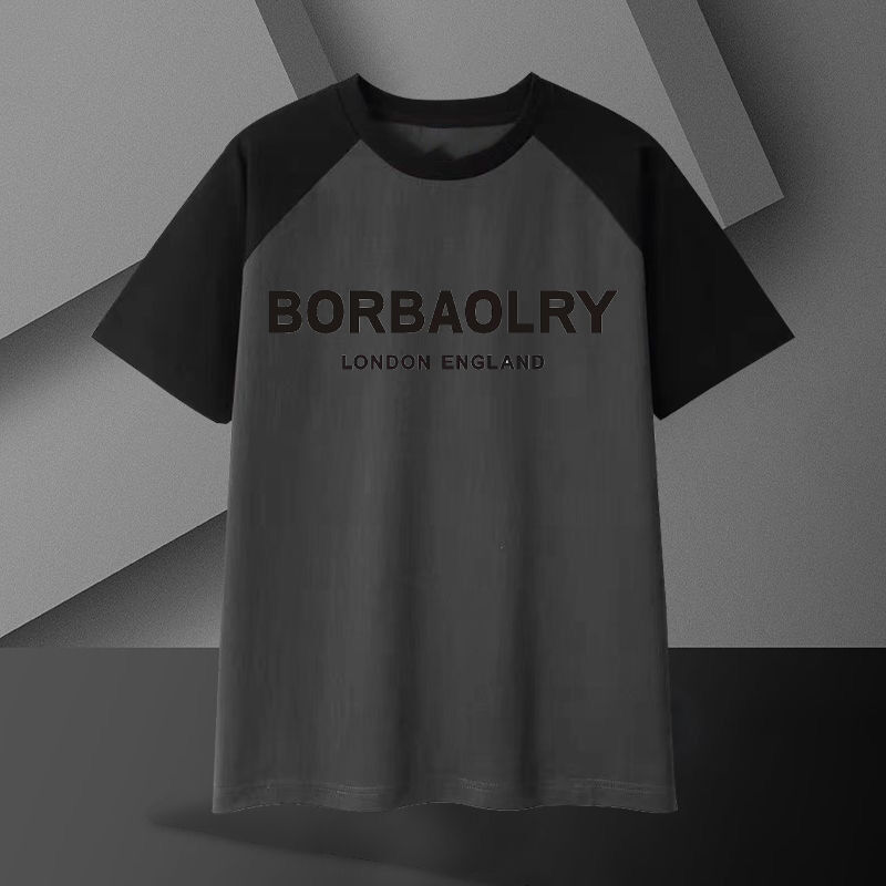 Kaos Katun Berat Pria 220 Grams Lengan Pendek Oversized Breathable Polos Kasual Panjang Rajutan