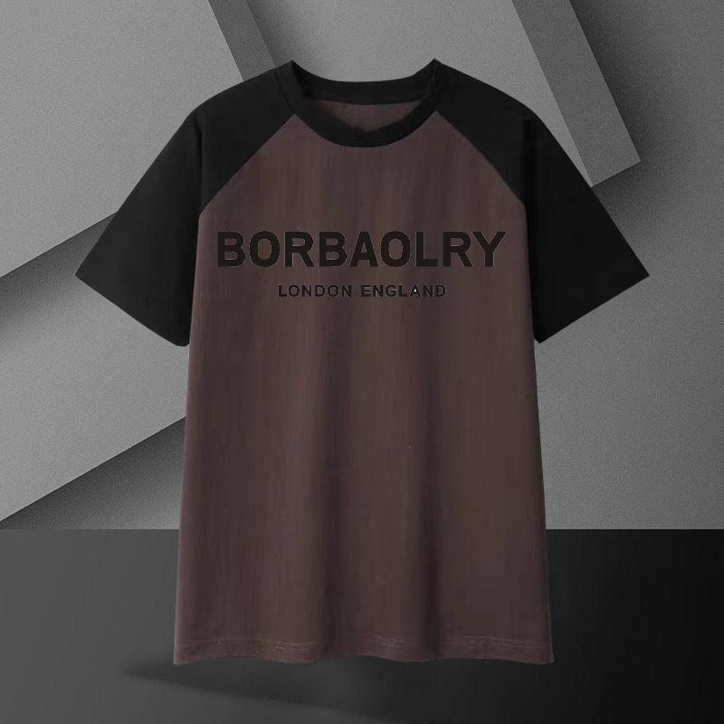 Kaos Katun Berat Pria 220 Grams Lengan Pendek Oversized Breathable Polos Kasual Panjang Rajutan