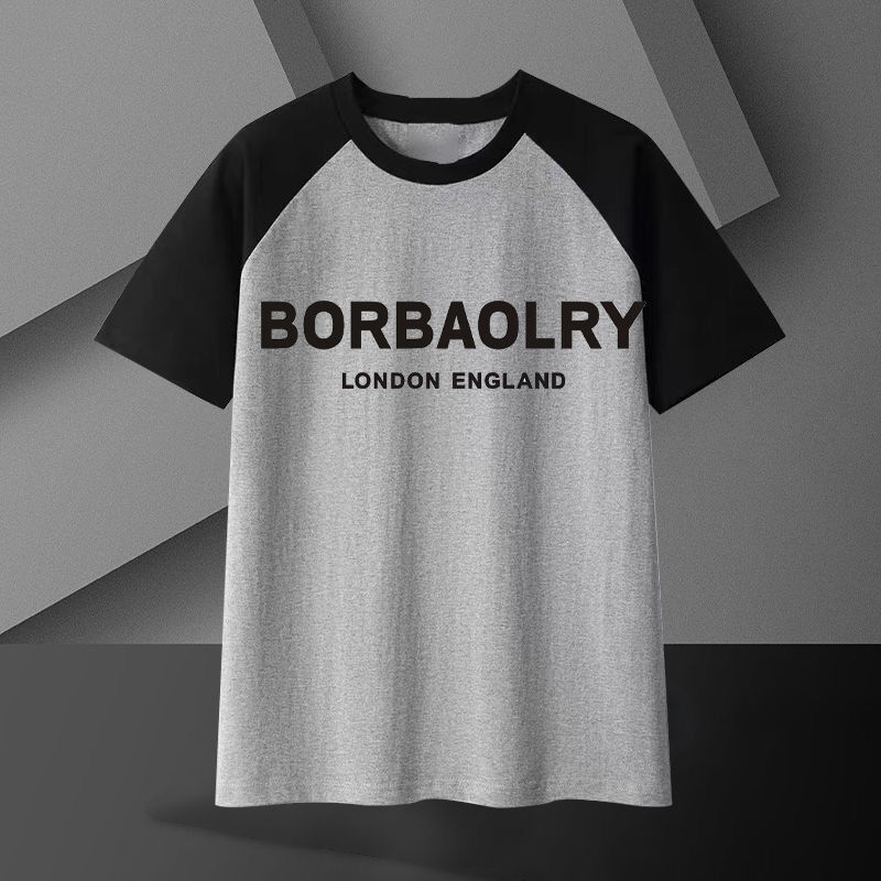 Kaos Katun Berat Pria 220 Grams Lengan Pendek Oversized Breathable Polos Kasual Panjang Rajutan