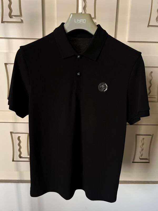 Pria untuk Polo T-Shirt Kualitas tinggi kapas Custom bordir Logo atau Mesin Cetak Logo Casual Brand Kota Polos