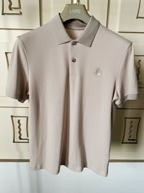 Pria untuk Polo T-Shirt Kualitas tinggi kapas Custom bordir Logo atau Mesin Cetak Logo Casual Brand Kota Polos