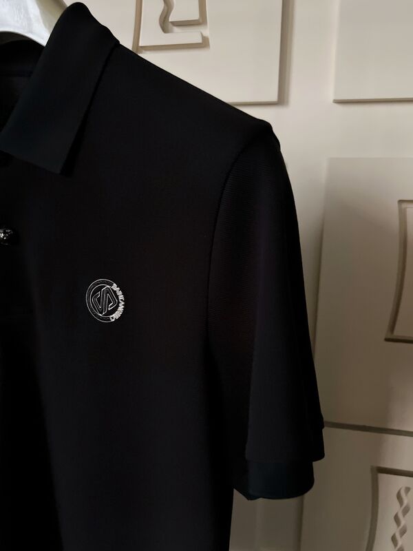 Pria untuk Polo T-Shirt Kualitas tinggi kapas Custom bordir Logo atau Mesin Cetak Logo Casual Brand Kota Polos