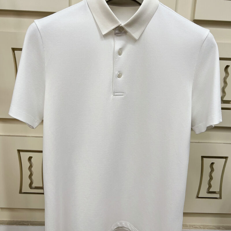 Kemeja Polo Pria Premium | Desain Minimalis, Kain Lembut Sentuhan Lengan Pendek untuk Semua Musim Produsen Kaos Pria OEM/ODM