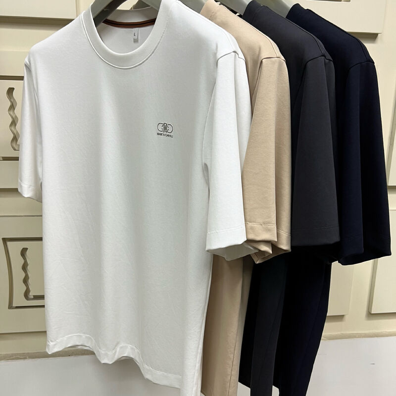 Kaos Lengan Pendek Minimalis Pria, Kaos Polos Dasar Pria