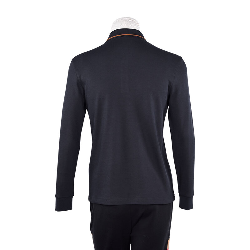 Pilihan yang baik Sublimated Polo Shirts Full Sleeve Nyaman Unik Polo T-Shirt Pria Katun